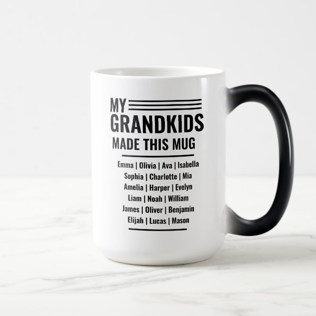 Caneca Mágica Avô com Netos (Direita)