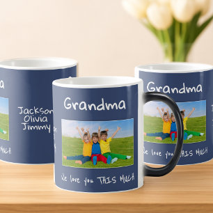 Caneca Mágica Avó Nós Amamos Você Tanto Foto Presente de Natal