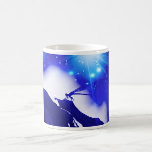 Caneca Mágica Azuis da libélula