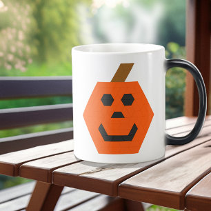 Caneca Mágica Azulejo Trapezoide Duplamente Lado Feliz Jack-o-La