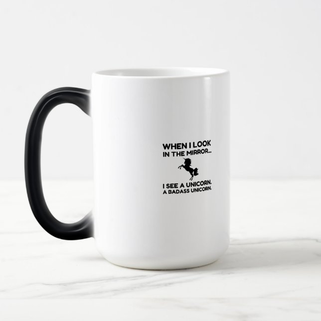 CANECA MÁGICA BADASS UNICORN (Esquerda)