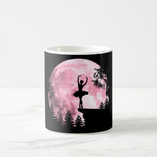 Caneca Mágica Bailarina Dançando Pink Bailarina de Lua Cheia Mul