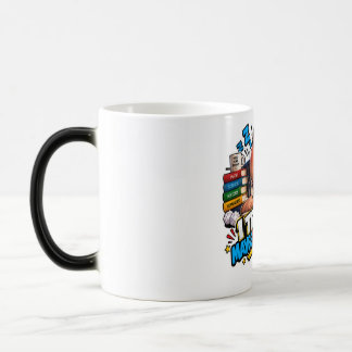 Caneca Mágica Balão de Volta às Aulas com Personagens Divertidos