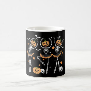 Caneca Mágica Balé Pumpkin Esqueleto Assustador Halloween