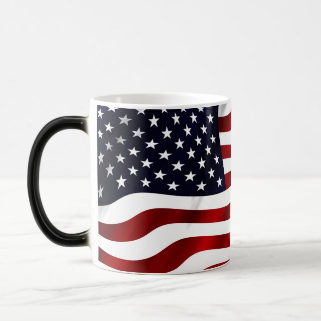 Caneca Mágica Bandeira Americana (Esquerda)