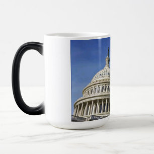 Caneca Mágica Bandeira Americana e Orgulho Patriótico EUA do Cap