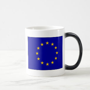 Caneca Mágica Bandeira da União Europeia de E. -