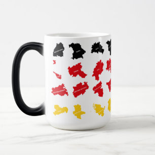 Caneca Mágica Bandeira dos Estados Alemães