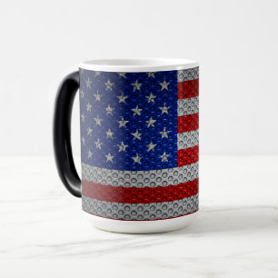 Caneca Mágica bandeira dos EUA.