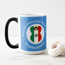 Caneca Mágica Bandeira Mexicana Hanukkah Angel Year Name Magic M