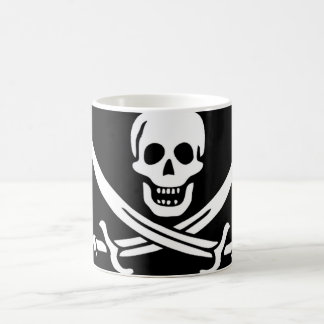 Caneca Mágica Bandeira Pirata do Capitão Calico Jack Rackham