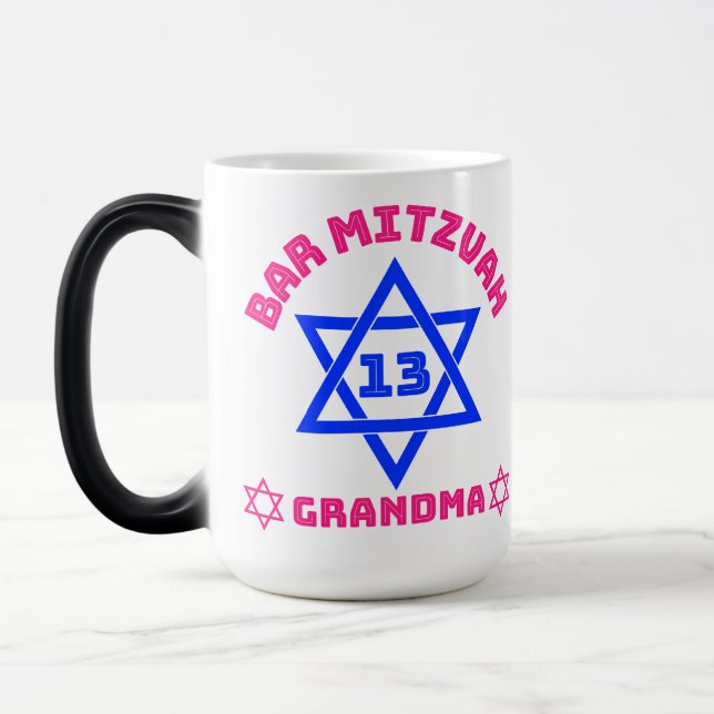 Caneca Mágica Bar Mitzvah Vovó (Esquerda)
