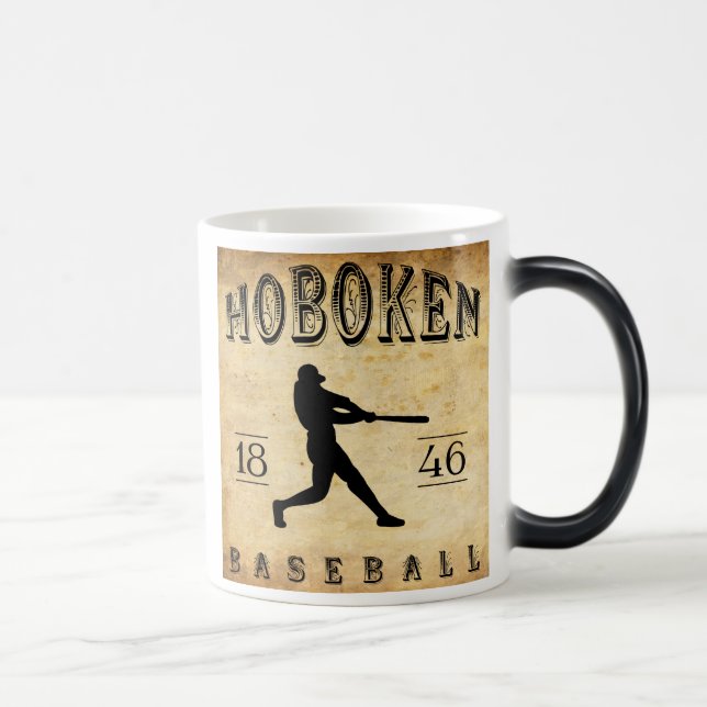 Caneca Mágica Basebol 1846 de Hoboken New-jersey (Direita)