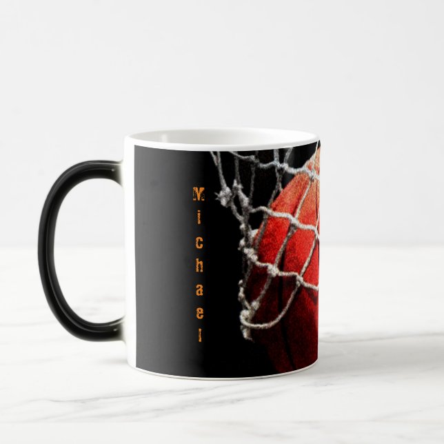 Caneca Mágica Basquete Seu Nome (Esquerda)