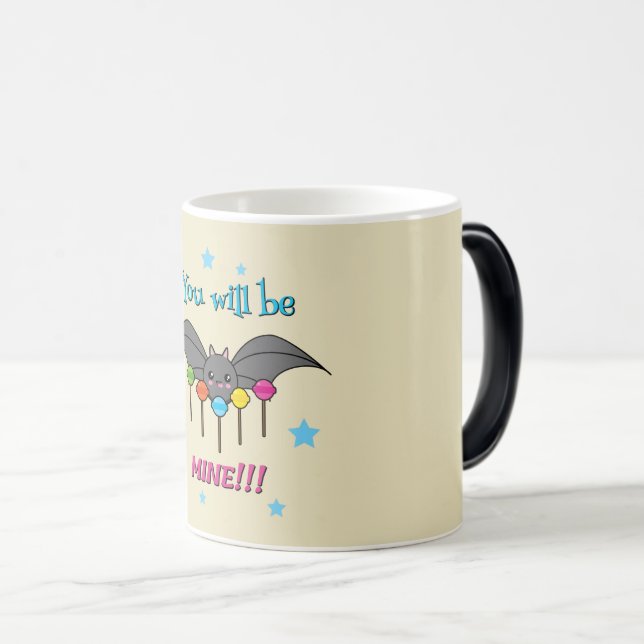 Caneca Mágica Bat Craving Lollipops - Você Será Meu (Frente Esquerda)