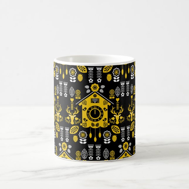 Caneca Mágica Bauernmalerei Folk Art (Centro)