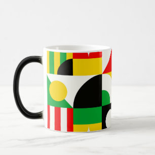 Caneca Mágica Bauhaus Inspirou Abstrato Mug