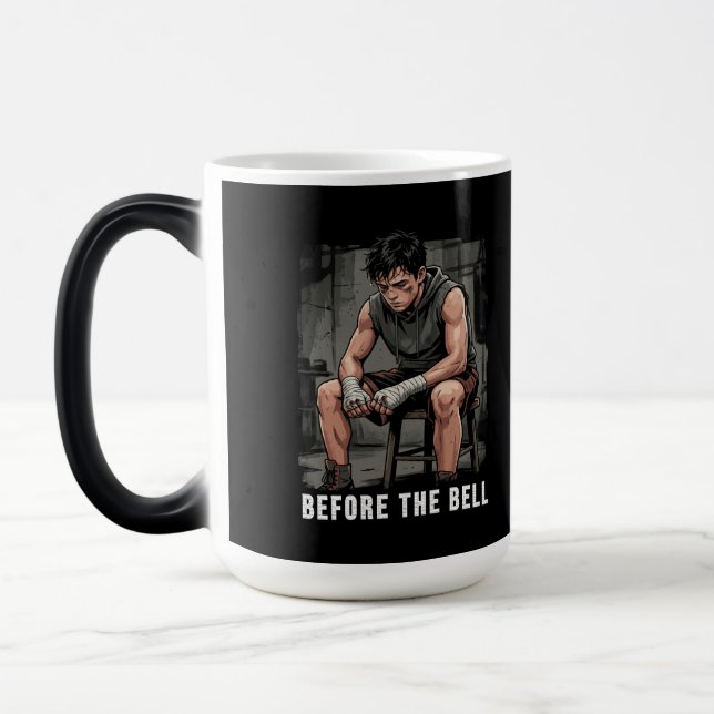 Caneca Mágica Before The Bell Motivational Boxing Gym Art (Esquerda)