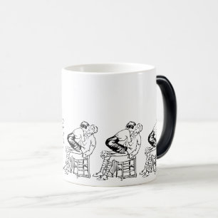 Caneca Mágica Beijo Romântico: Menina apaixonada