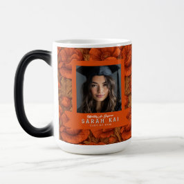 Caneca Mágica Belas Anêmonas Flor Presente de Formatura