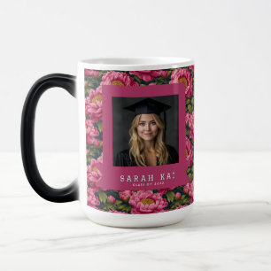 Caneca Mágica Belas Peônias Presente de Formatura para a Esposa