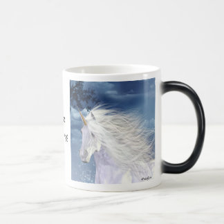 Caneca Mágica Beleza do branco do unicórnio