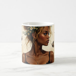 Caneca Mágica Beleza Etérea em Flor