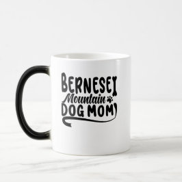 Caneca Mágica Bernese Puppy Mãe, Bernese Dog Mãe, Bernese Mãe