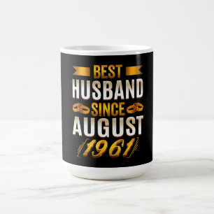 Caneca Mágica Best Husband Funny 59th Anniversary Parents