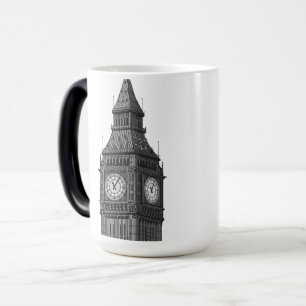 Caneca Mágica Big Ben Clock Tower Londres Inglaterra