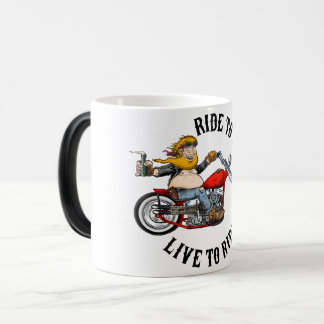 Caneca Mágica Biker motard ride to live