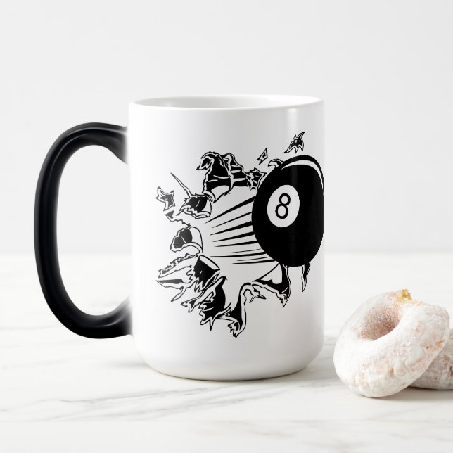 Caneca Mágica Billiard Morphing Mug (Com Donut)