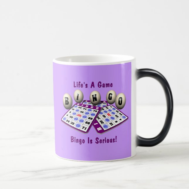 Caneca Mágica Bingo: A vida é um jogo (Direita)