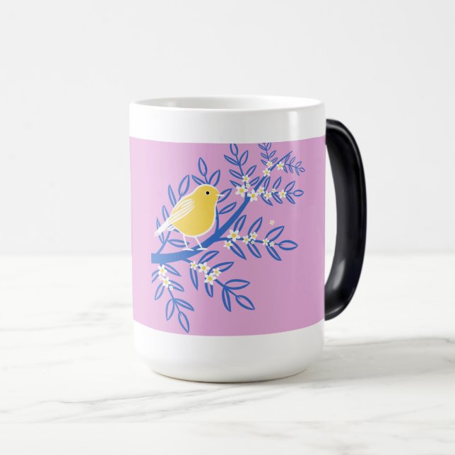 Caneca Mágica Bird Art Mugs (Frente Esquerda)
