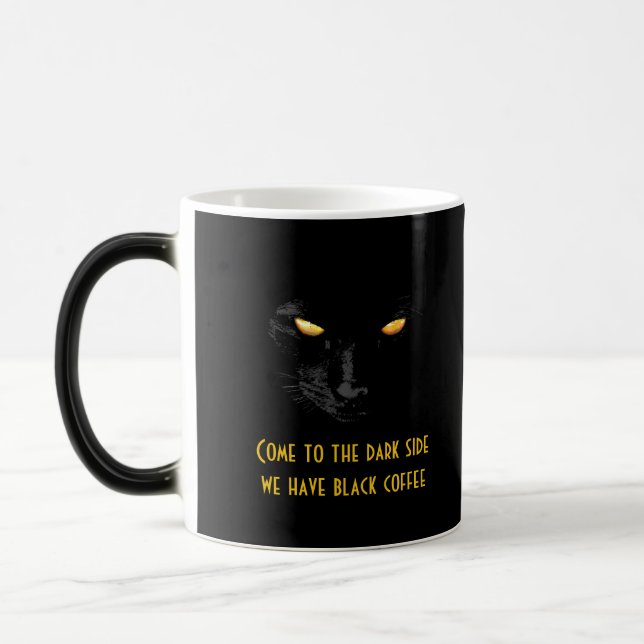 Caneca Mágica Black Cat legal personalizável (Esquerda)