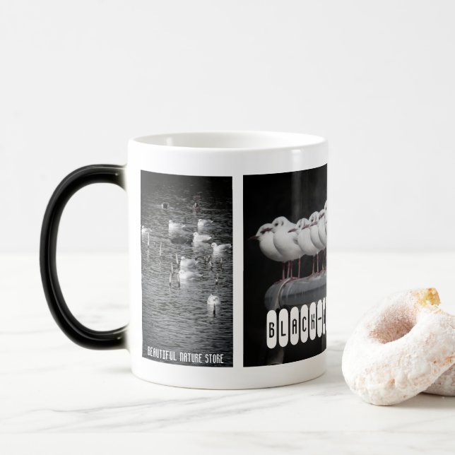 Caneca Mágica Black-headed Gull：Morfing Mag (Com Donut)