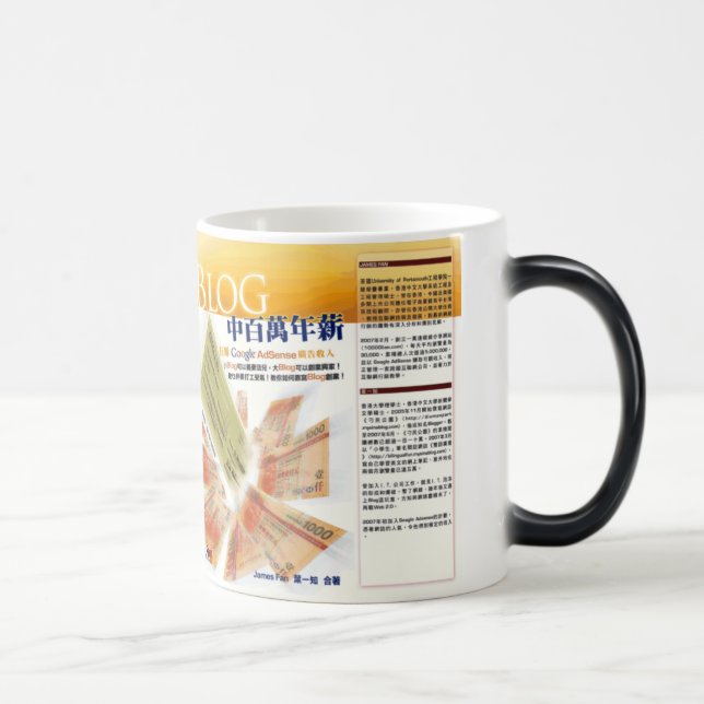Caneca Mágica Blogue milhão dólares (Direita)