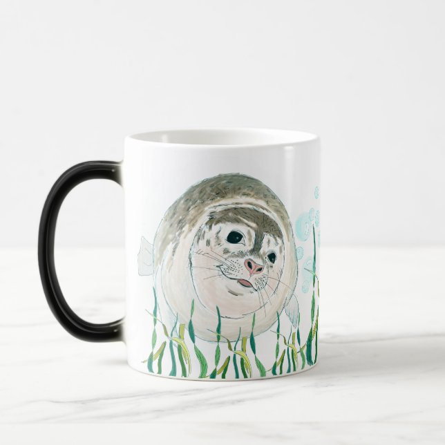 Caneca Mágica Boca-Bebê Sorrindo Pedra-Vidro (Esquerda)