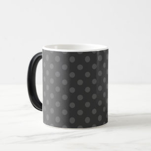 Caneca Mágica Bolinhas, Bolinhas, preto e branco
