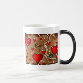 Caneca Mágica Borboleta e Dourada