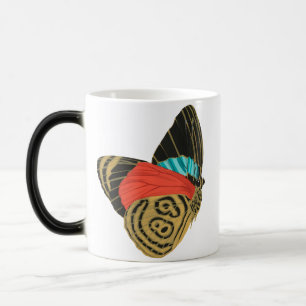 Caneca Mágica Borboleta exótica colorida borboleta