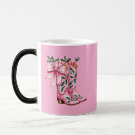 Caneca Mágica botas cor-de-rosa