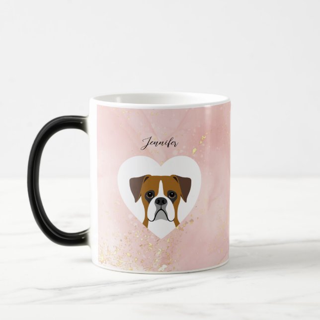 Caneca Mágica Boxer Dog Mugs (Esquerda)
