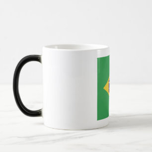 Caneca Mágica Brazil Flag Emblem
