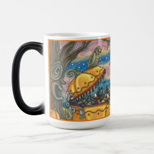 CANECA MÁGICA BRINCADEIRA, GATO NEGRO, BEBÊ INDIVIDUAL, MORPHING