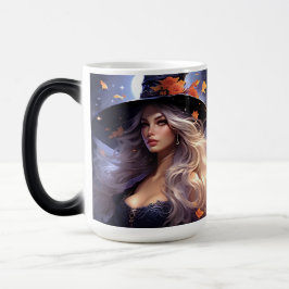 Caneca Mágica Bruxa do Halloween