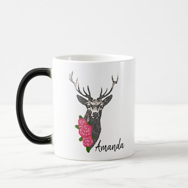 Caneca Mágica Buck & Buds BOHO Deer (Esquerda)