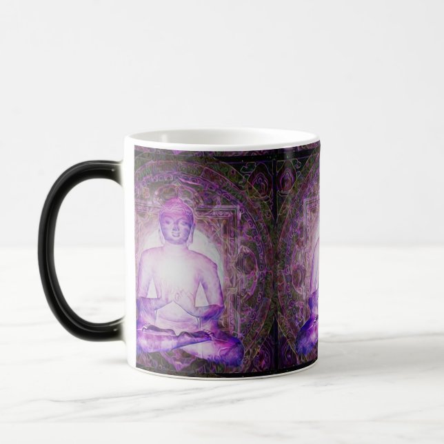 Caneca Mágica Buddha Meditating feliz (Esquerda)