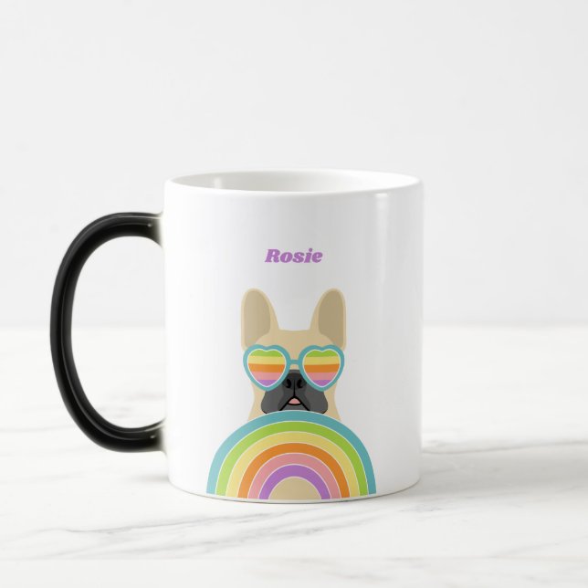 Caneca Mágica Buldogue Mugs Francês (Esquerda)