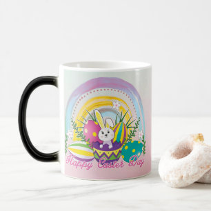 Caneca Mágica Bunny Celebra Páscoa Dia Mágica Mug